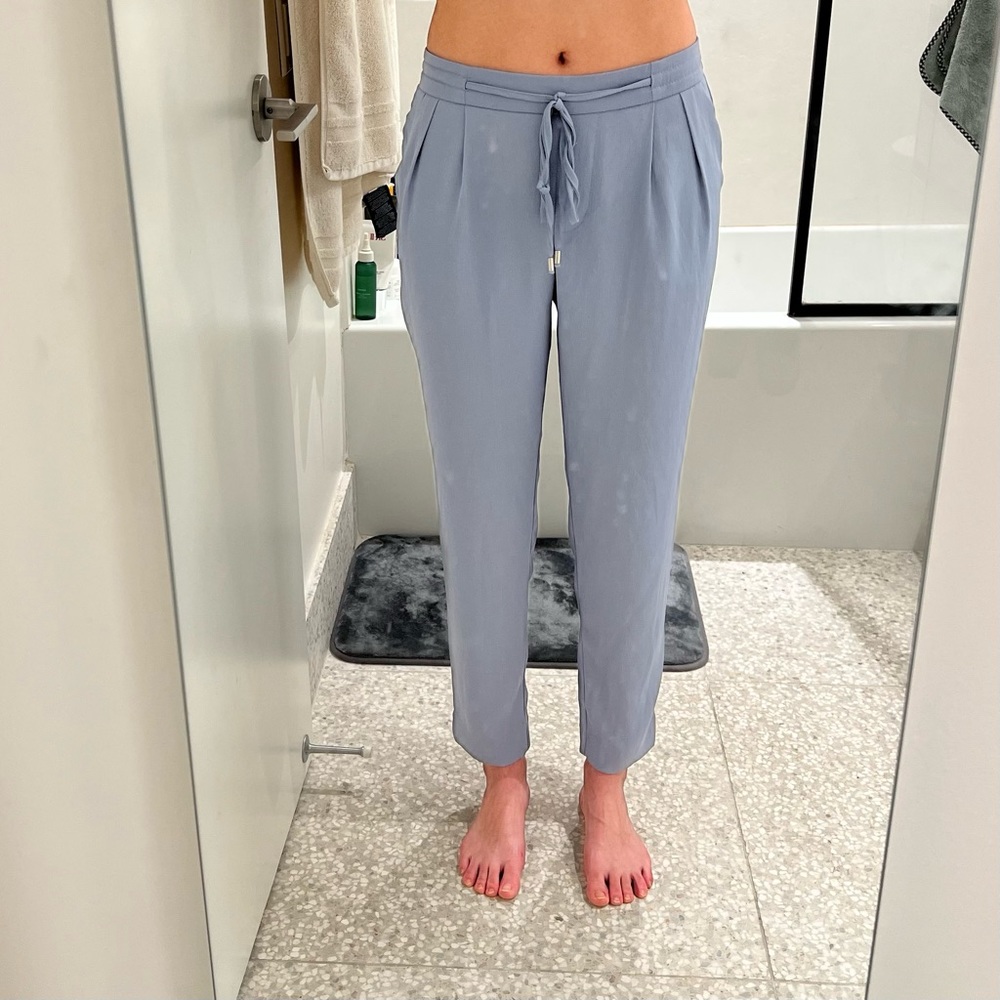 Zara basic collection pants. Color: light blue; size: XS